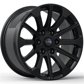 RTX OE Custom Wheel 17x8.5 Inch Rim for 2003-2022 Ford Expedition 87.1mm CB Offset 30mm Gloss Black