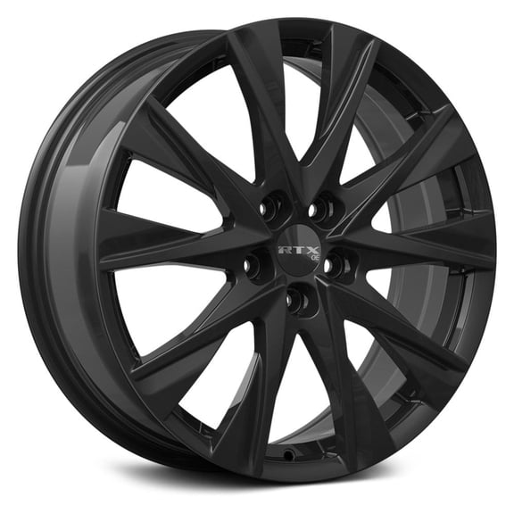 RTX OE Custom Wheel 18x7 Inch Rim 67.1mm CB Offset 45mm Gloss Black