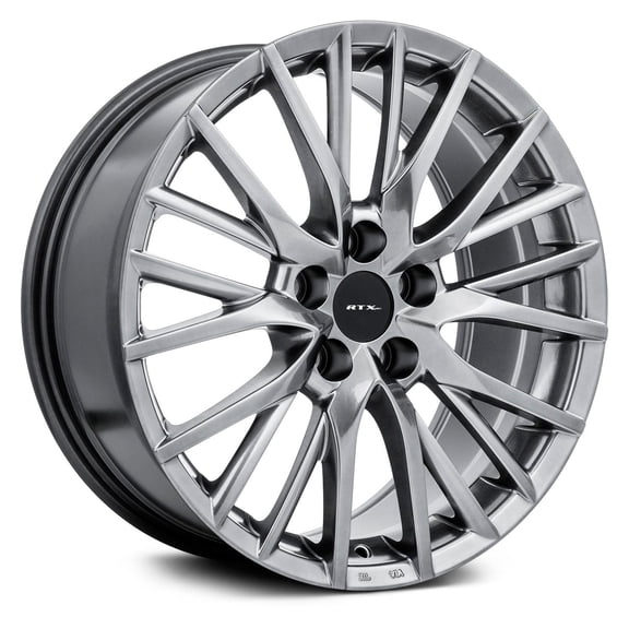 RTX OE Custom Wheel 18x8 inch Rim for 2001-2003 Lexus ES300 60.1mm CB Offset 35mm Hyper Black