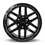RTX Offroad Custom Wheel 18x9.5 Inch Rim for Ford 2004-2022 F-150 87.1mm CB Offset 10mm Gloss Black Milled