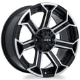 thumbnail image 1 of RTX Offroad Custom Wheel 18x9 Inch Rim for Cadillac 2000-2022 Escalade 87.1mm CB Offset Gloss Black, 1 of 3