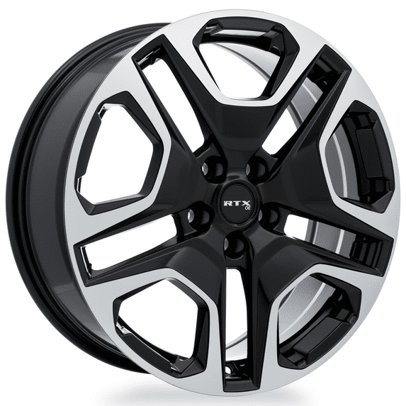 RTX Osaka 19x7.5 5x114.3 ET35 CB60.1 Satin Black Machined Wheel