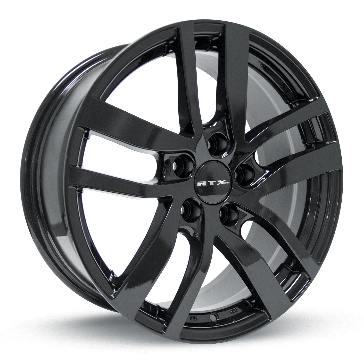 RTX Pilot 18x8 5x120 ET45 CB64.1 Gloss Black Wheel