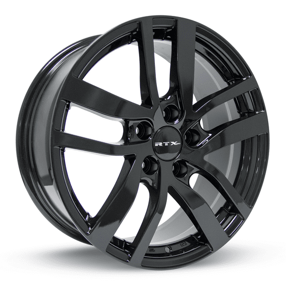 RTX Pilot 18x8 5x120 ET45 CB64.1 Gloss Black Wheel