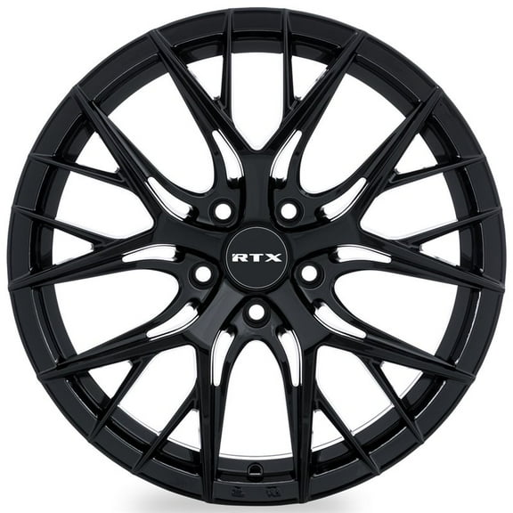 RTX R-Spec Custom Wheel 17x7.5 Inch Rim for Acura 2006-2011 CSX 73.1mm CB Offset 40mm Gloss Black