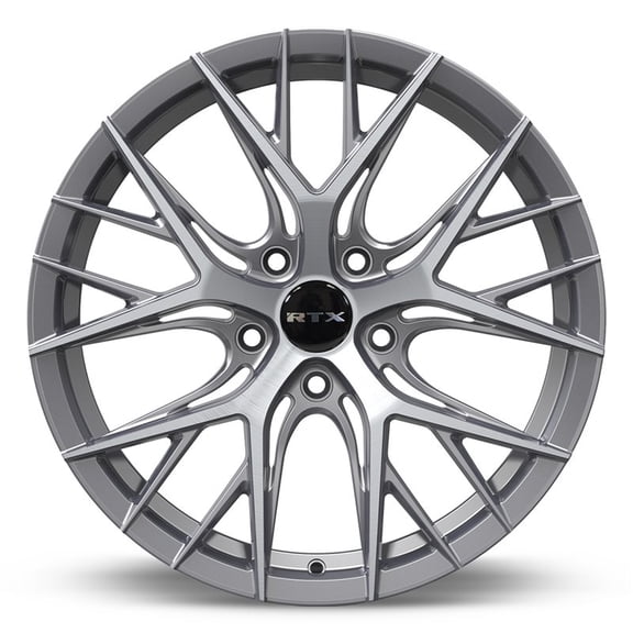 RTX R-Spec Custom Wheel 17x7.5 Inch Rim for Acura 2006-2011 CSX 73.1mm CB Offset 40mm Lite Gunmetal Machined
