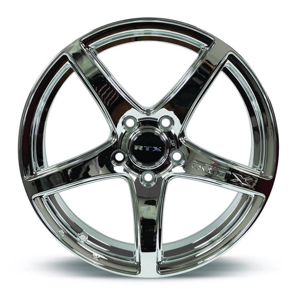 RTX R-Spec Custom Wheel 18x8 Inch Rim for 2001-2003 Acura CL 73.1mm CB Offset 42mm Chrome / PVD