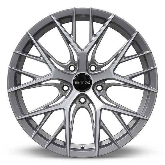 RTX R-Spec Custom Wheel 18x8 Inch Rim for Acura 2006-2011 CSX 73.1mm CB Offset 40mm Lite Gunmetal Machined