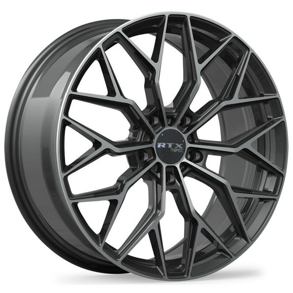 RTX R-Spec Custom Wheel 19x8.5 Inch Rim for 2006-2011 Acura CSX 67.1mm CB Offset 38mm Gloss Black Machined