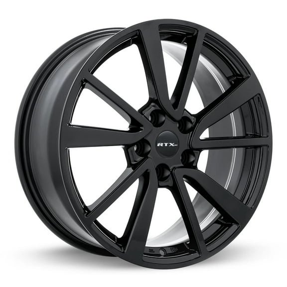 RTX ROGUE Custom Wheel - 17x7, 35 Offset, 5x114.3 Bolt Pattern, 66.1mm Hub - Gloss Black Rim
