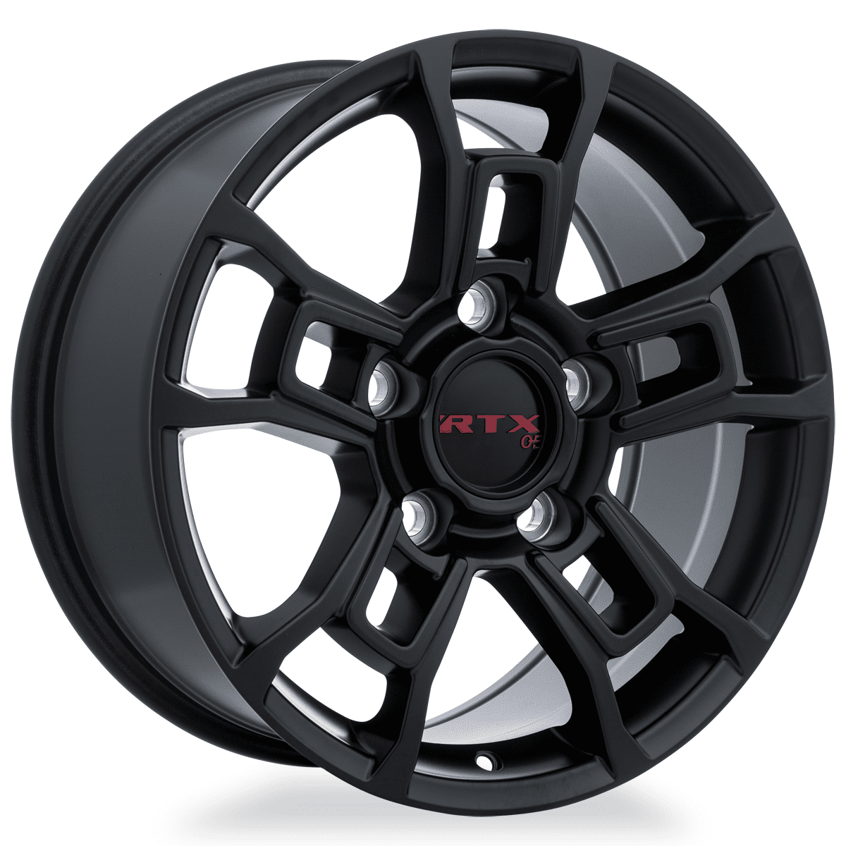 RTX Rainier 18x8.5 5x150 ET45 CB110.1 Satin Black Wheel