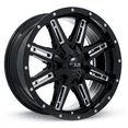 thumbnail image 1 of RTX Ravine 17x8 5x114/127 ET15 CB71.5 Gloss Black Milled Wheel, 1 of 3