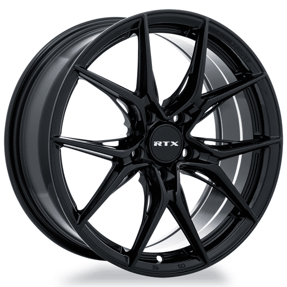 RTX Slick 17x7.5 5x114.3 ET42 CB73.1 Gloss Black Wheel