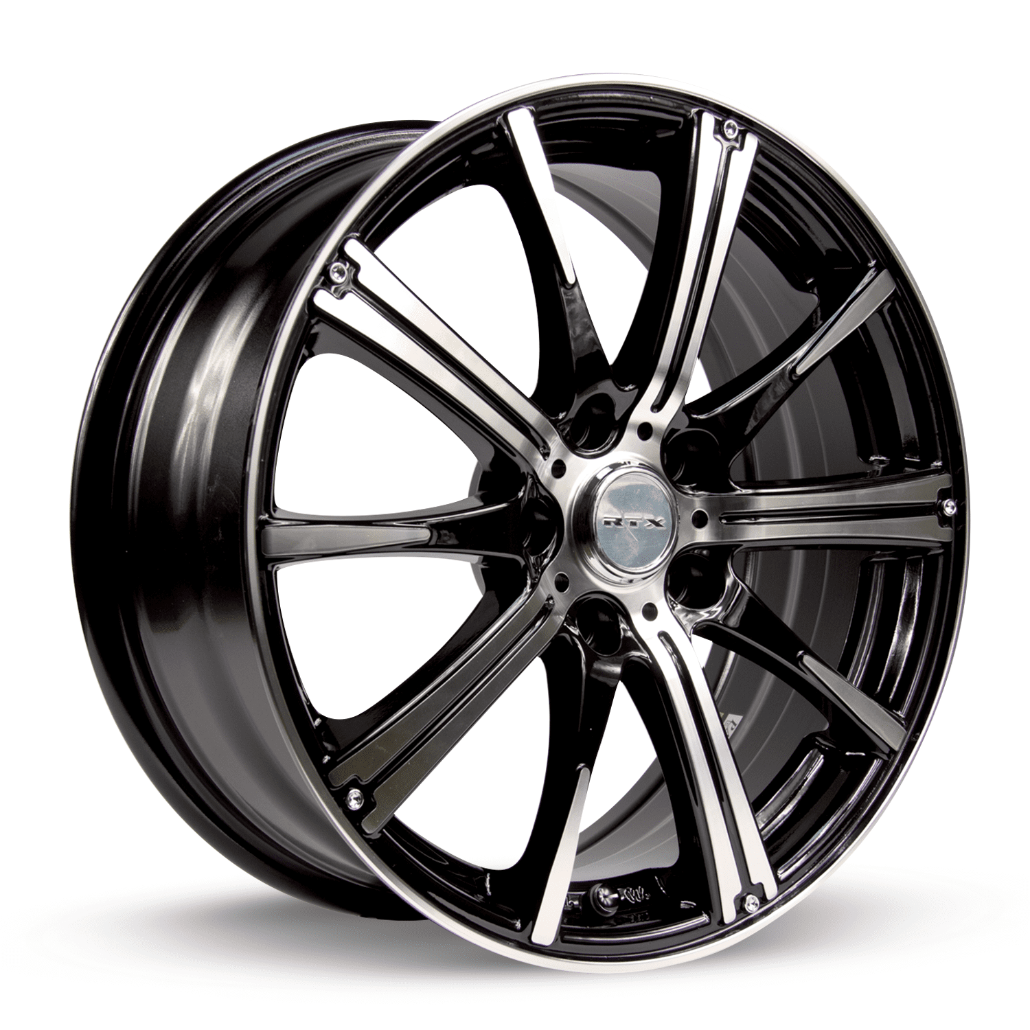 RTX Spark 15x6 4x100 ET45 CB73.1 Black Machined Wheel