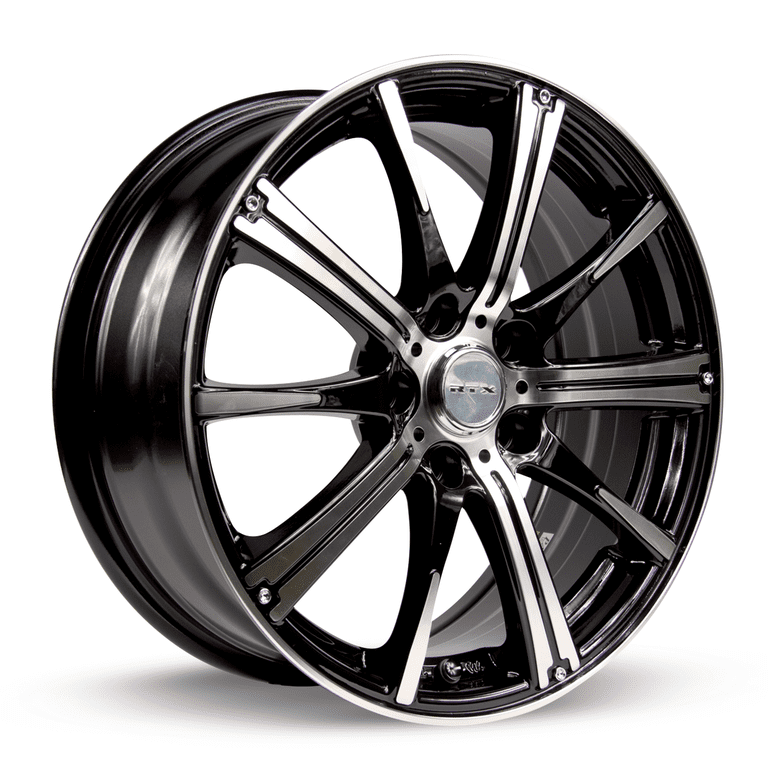 RTX Spark 15x6 4x100 ET45 CB73.1 Black Machined Wheel - Walmart.com