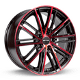 thumbnail image 1 of RTX Strobe 5 17x7.5 5x114.3 ET45 CB73.1 Black Machined Red Wheel, 1 of 1