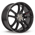 thumbnail image 1 of RTX Twin 15x6.5 4x100 ET38 CB73.1 Black Machined Wheel, 1 of 1