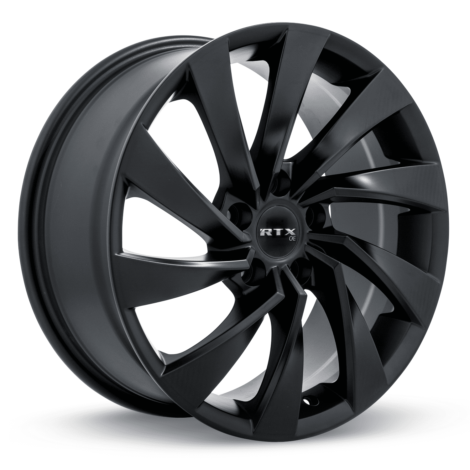 RTX Varel 18X8 5x112 ET38 CB57.1 SATIN BLACK Wheel