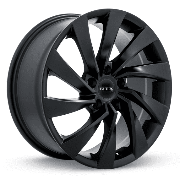 RTX Varel 19X8 5x112 ET38 CB57.1 SATIN BLACK Wheel