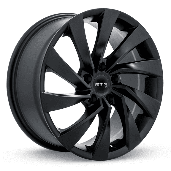 RTX Varel 19X8 5x112 ET38 CB57.1 SATIN BLACK Wheel