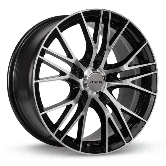 RTX Vertex 18x8 5x120 ET35 C72.6 Black Machined Wheel