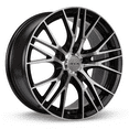 thumbnail image 1 of RTX Vertex 20x8.5 5x114.3 ET38 C73.1 Black Machined Wheel, 1 of 2