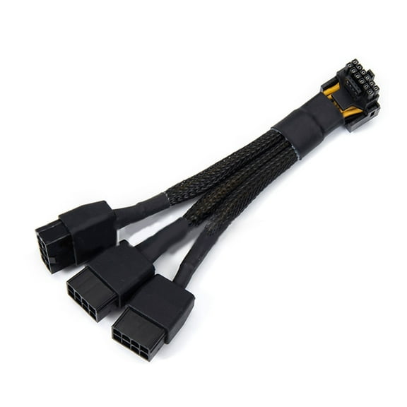 RTX4090 RTX4080 16Pin Male to 3x8Pin Female Power Supply Cable PCI-E CPU GPU Power Splitter Graphics Card Adapter Cable