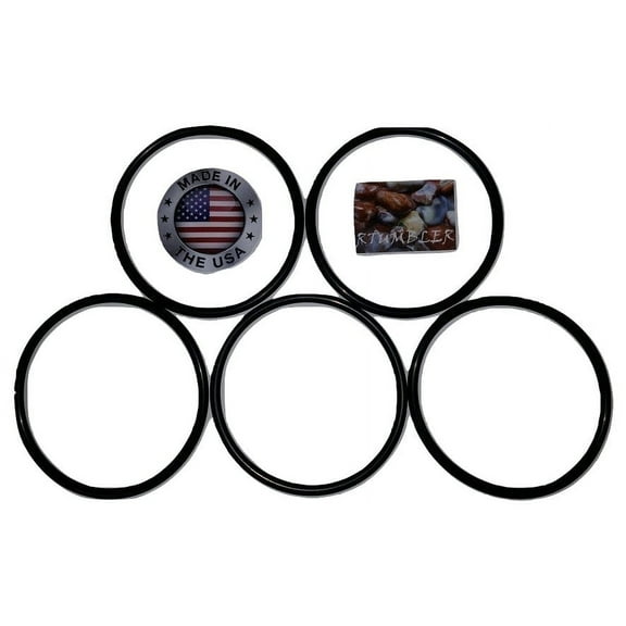 RTumble Brand Replacement Drive Belt 5 Pack for Thumler's Tumbler A-R1, A-R2, A-R6, A-R12, Model B