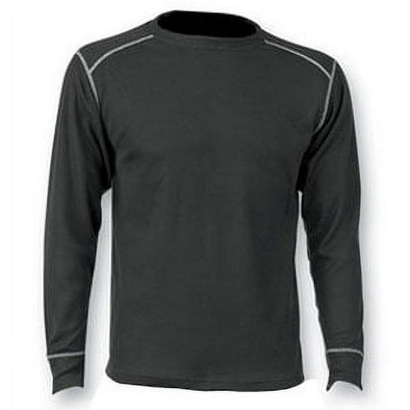 RU Outside Thermolator Performance Mens Base Layer Top Black/Silver