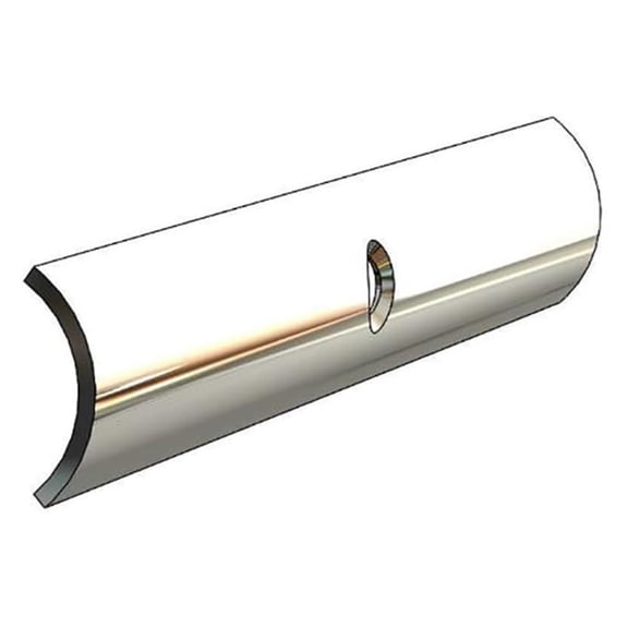 RUB Rail, 3/4" X 6' 304 SS DR/CS #8 ON 6" Centers