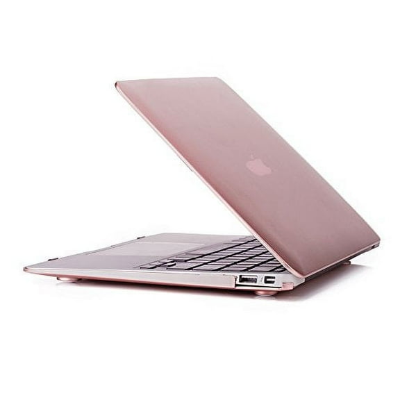 RUBAN Case Compatible with MacBook Air 13 Inch (Models: A1369 & A1466, Older Version 2010-2017 Release), Slim Snap On Hard Shell Protective Cover,Rose Gold