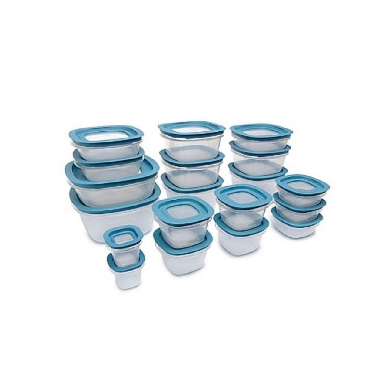 RUBBERMAID 38PIECE FLEX & SEAL FOOD STORAGE SET IN AQUA