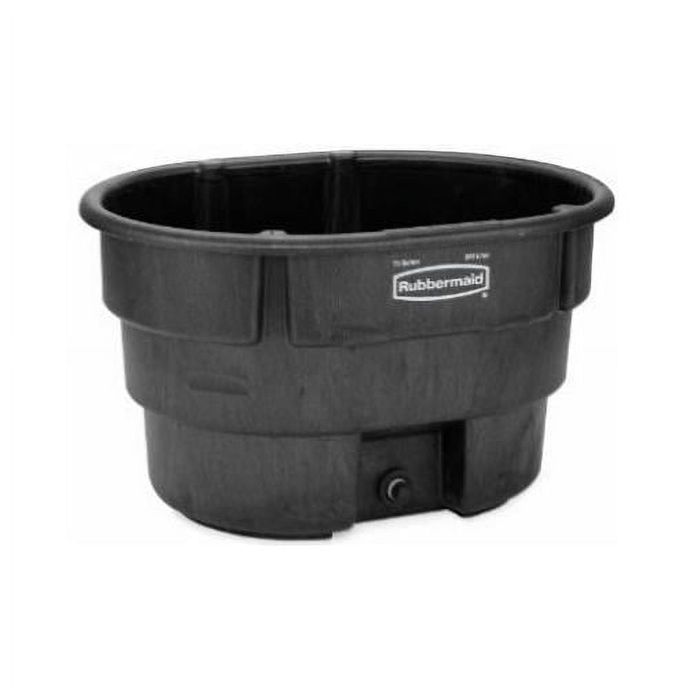 RUBBERMAID COMMERCIAL PROD Stock Tank, Black Weather & CrackResistant