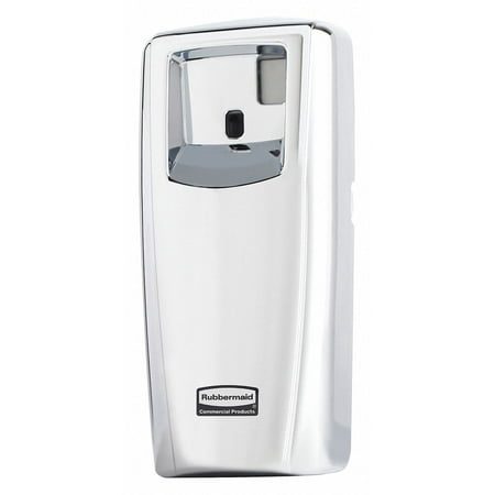 Rubbermaid Commercial Products 1793536 Microburst Automated Odor-Controlling Aerosol Air Care System, MB9000 Dispenser, 9000 m, Chrome