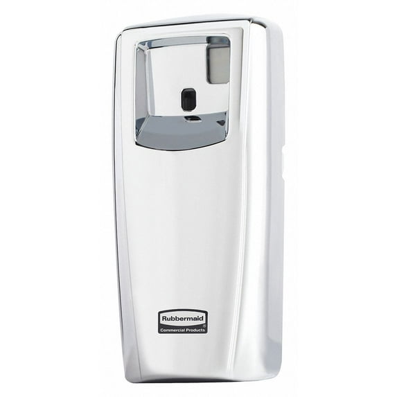 Rubbermaid Commercial Products 1793536 Microburst Automated Odor-Controlling Aerosol Air Care System, MB9000 Dispenser, 9000 m, Chrome