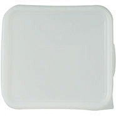 Rubbermaid SpaceSaver Square Container Lid White 10 1/2"W x 11 1/3"D FG652300WHT