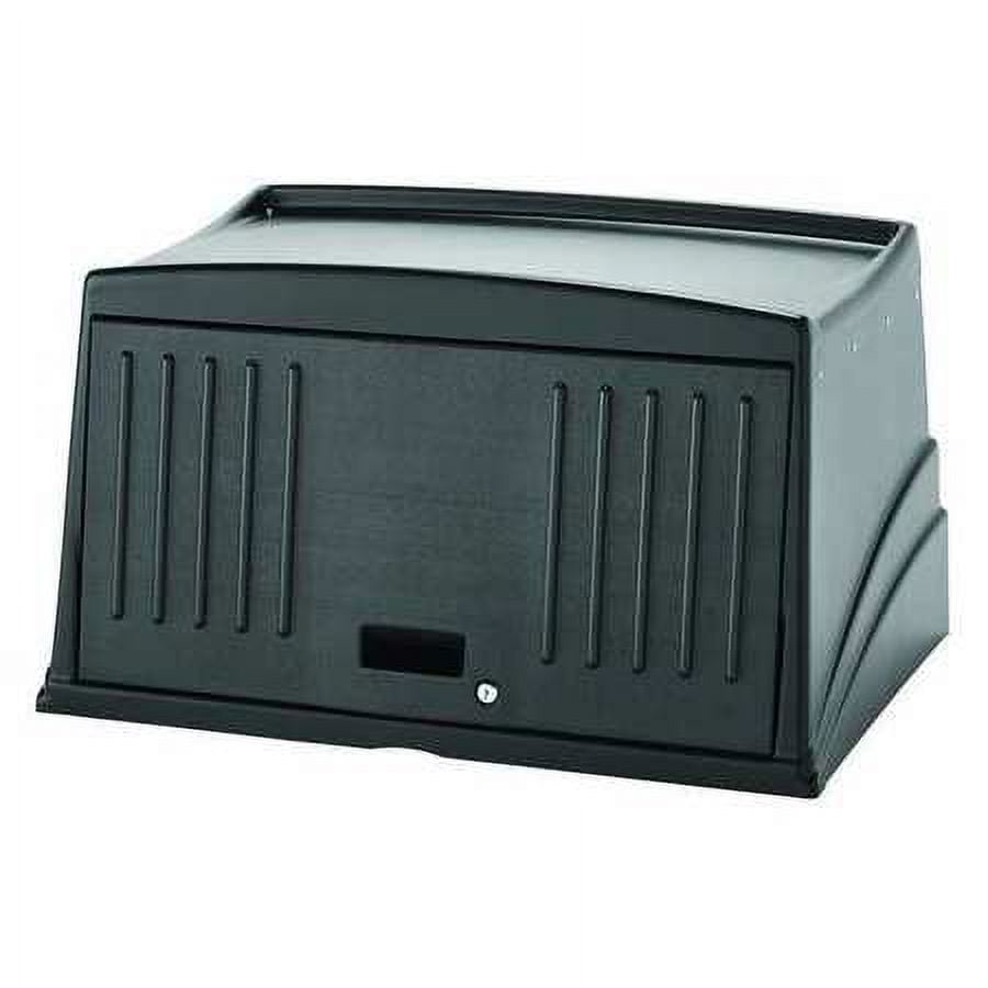 RUBBERMAID FG9T0000BLA Utility Cart Security Hood
