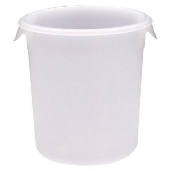 RUBBERMAID Round Storage Container,8 qt,Lid 1GAF4 FG572400WHT