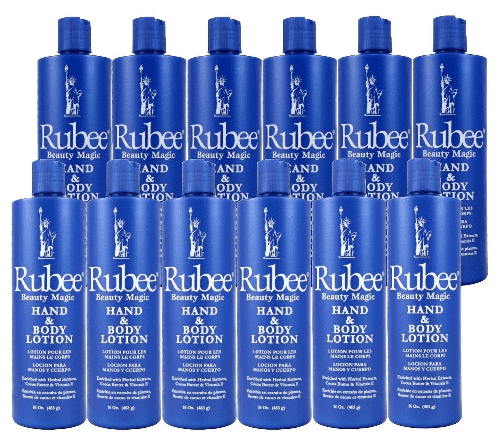 RUBEE HAND & BODY LOTION 16OZ 12PACKS