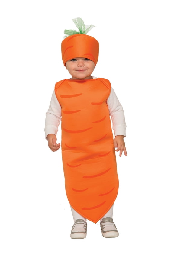 Fresh Carrot Costume for Toddlers, Unisex 2T-4T