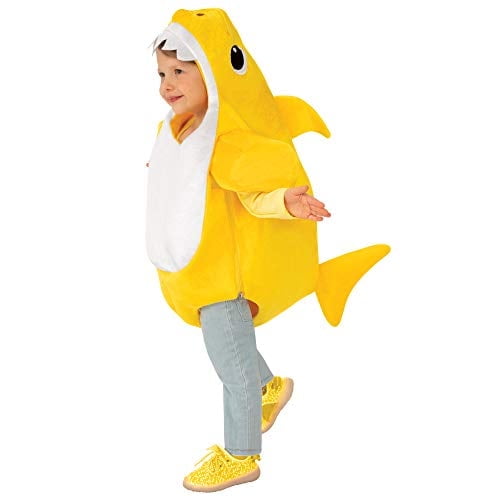 Baby Shark Singing Costume for Toddlers by Rubies, Boys 12-24m