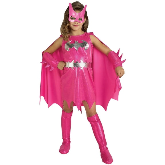 DC Comics Pink Batgirl Costume for Kids by Rubies, Girls Medium