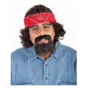 RUBIES II Cheech and Chong Costume for Adults with Wig, Beard, and Glasses for Adults, One Size