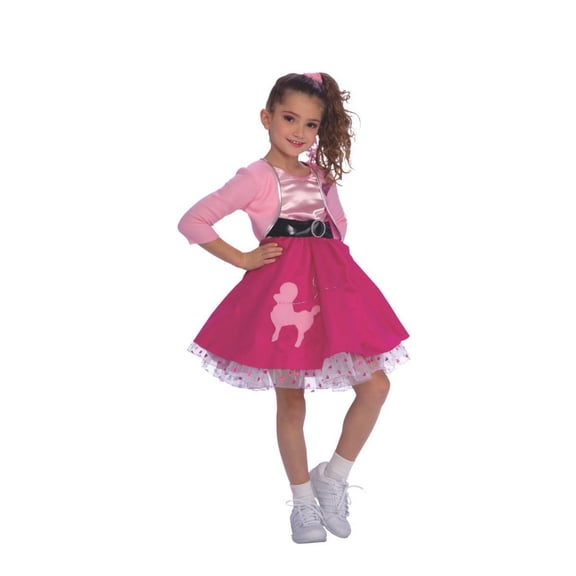 RUBIES II Fifties Girl Costume with Dress and Jacket for Children (Girls)