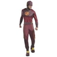 thumbnail image 1 of RUBIES II Flash Adult Costume for Halloween with Jumpsuit, Boot Tops, and Hood for Adults, One Size, 1 of 2