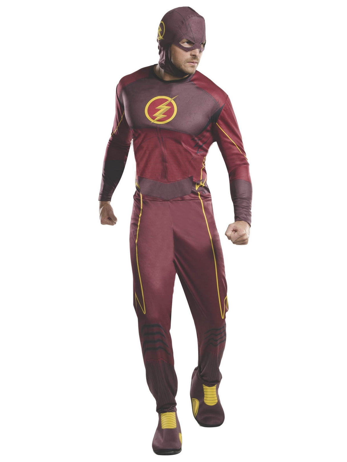 RUBIES II Flash Adult Costume for Halloween with Jumpsuit, Boot