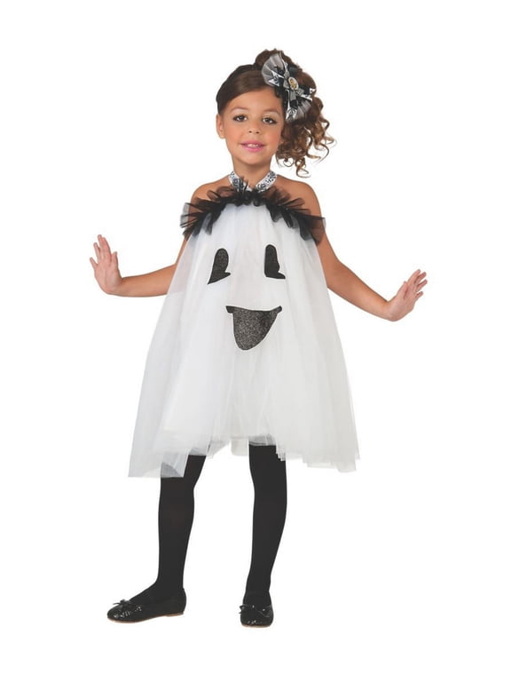 Girly Ghost Tutu Dress Costume for Kids, Girls Medium