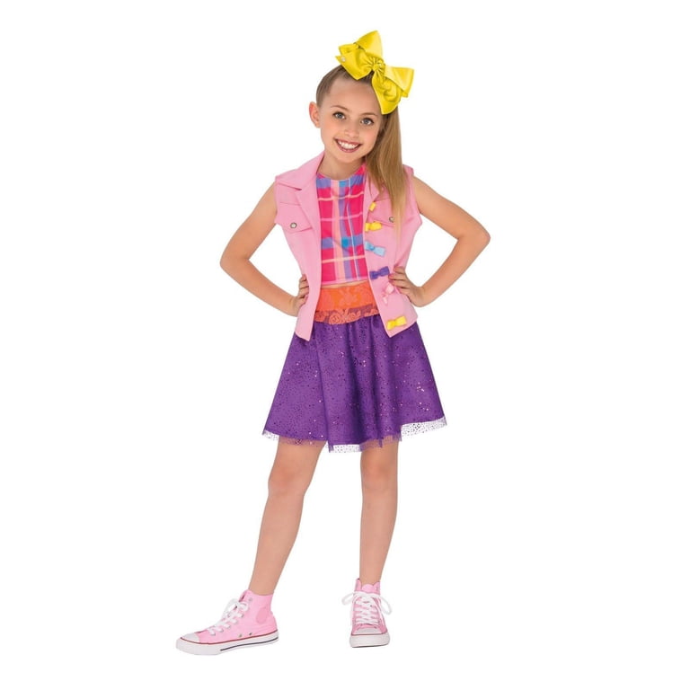 Rubies Girl's JoJo Siwa Costume Dress – Medium | Officially Licensed With Signature Bow