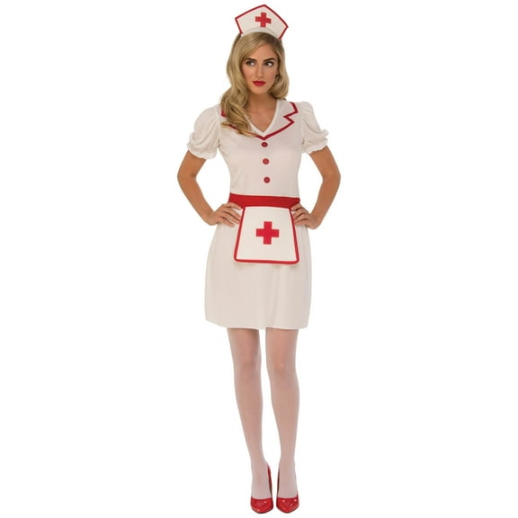 Rubies Classic Nurse Costume for Adults, Women's Small