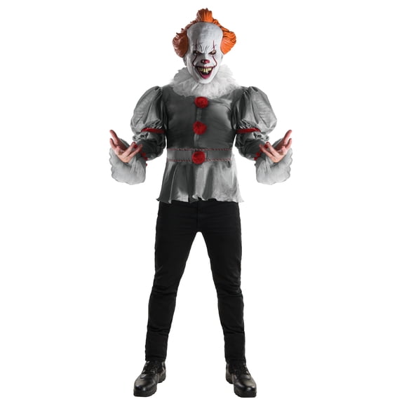 RUBIES II Pennywise Deluxe Fancy-Dress Costume for Men with Mask for Adults, One Size